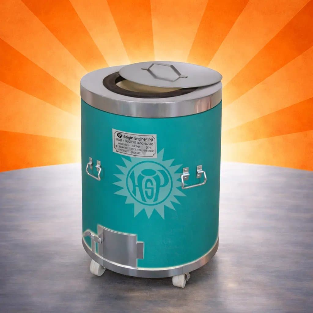 Round drum tandoor